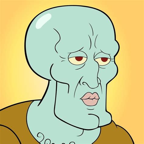 chiseled squidward